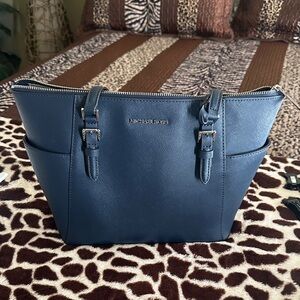 Michael Kors Dark Blue Tote Bag